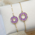 Bracelet Dona - mauve
