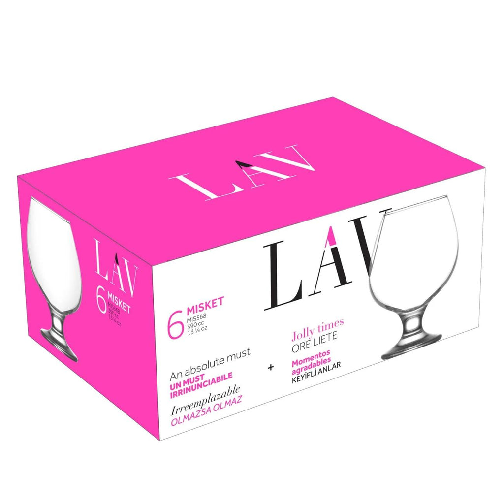 Brandy Glasses 13.25 oz - LAV MISKET - Set of 6