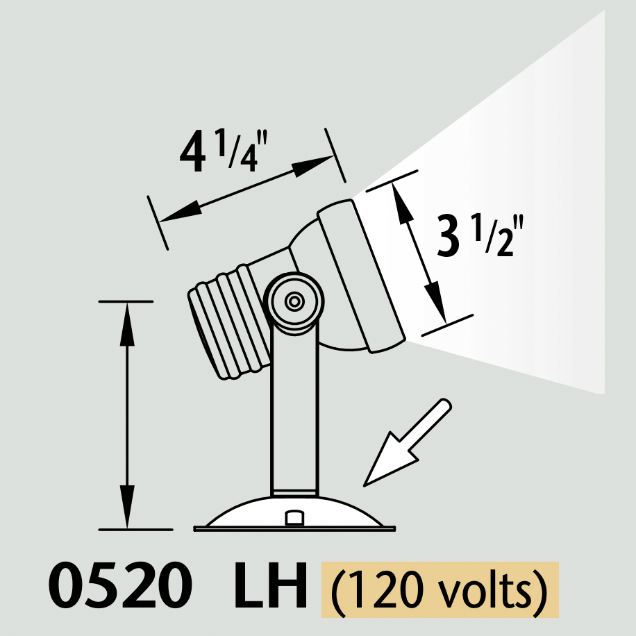 Luminaire paysager d'accentuation - 0520