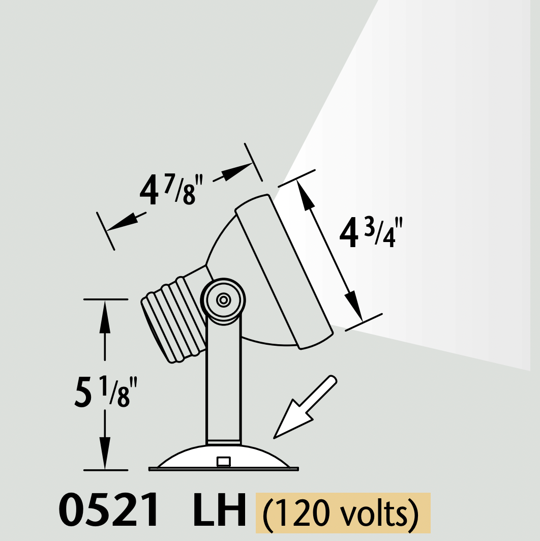 Luminaire paysager d'accentuation - 0521