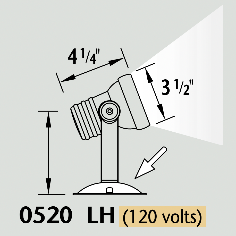 Luminaire paysager d'accentuation - 0522