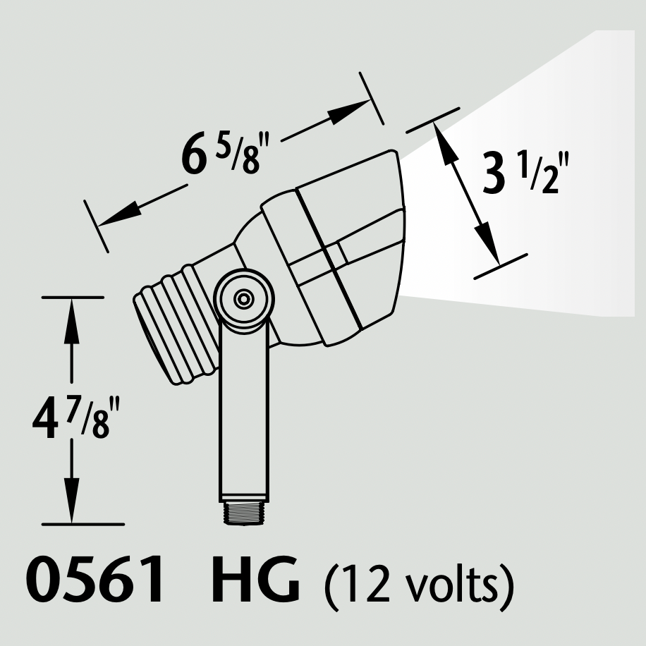 Luminaire paysager d'accentuation - 0561