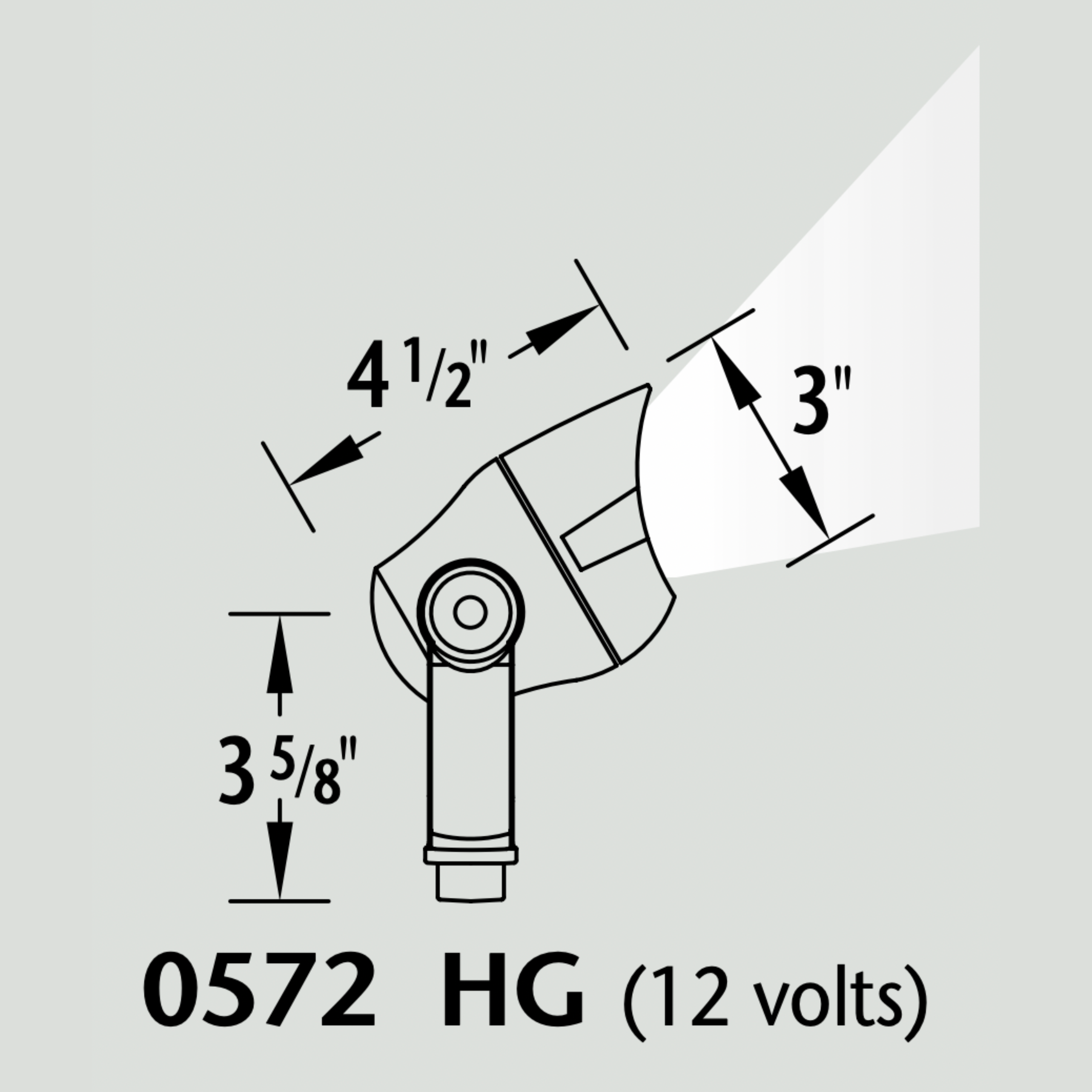 Luminaire paysager d'accentuation - 0572