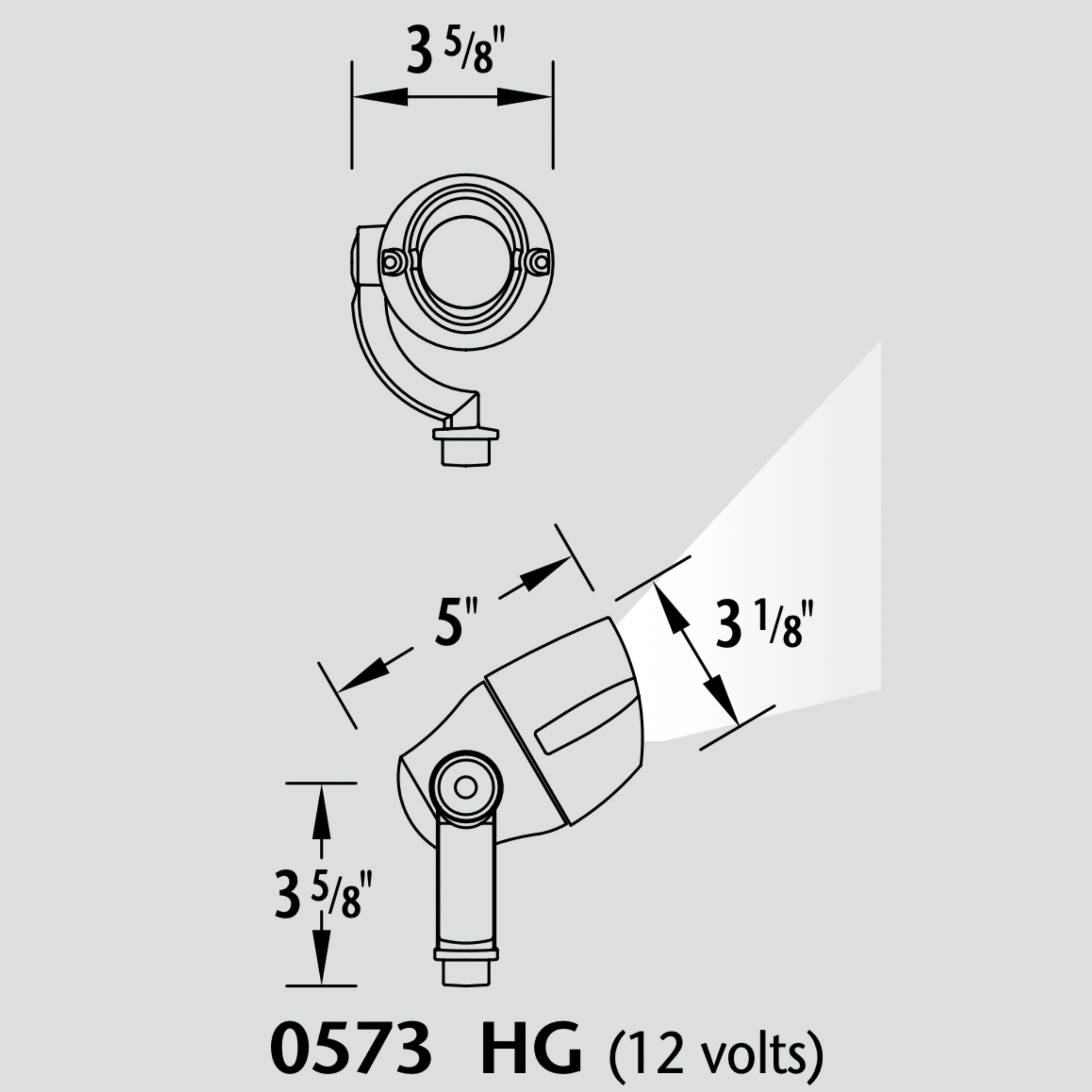 Luminaire paysager d'accentuation - 0573