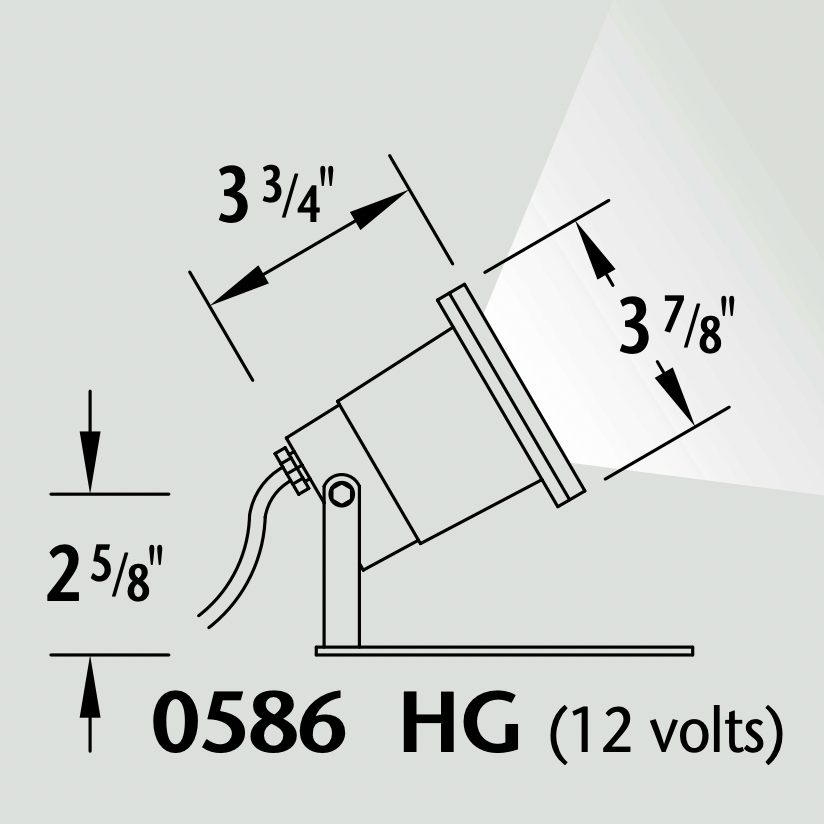 Luminaire paysager d'accentuation - 0586