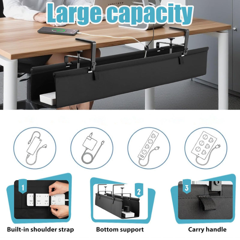 Desk Cable Organizer Desktop Storage Rack