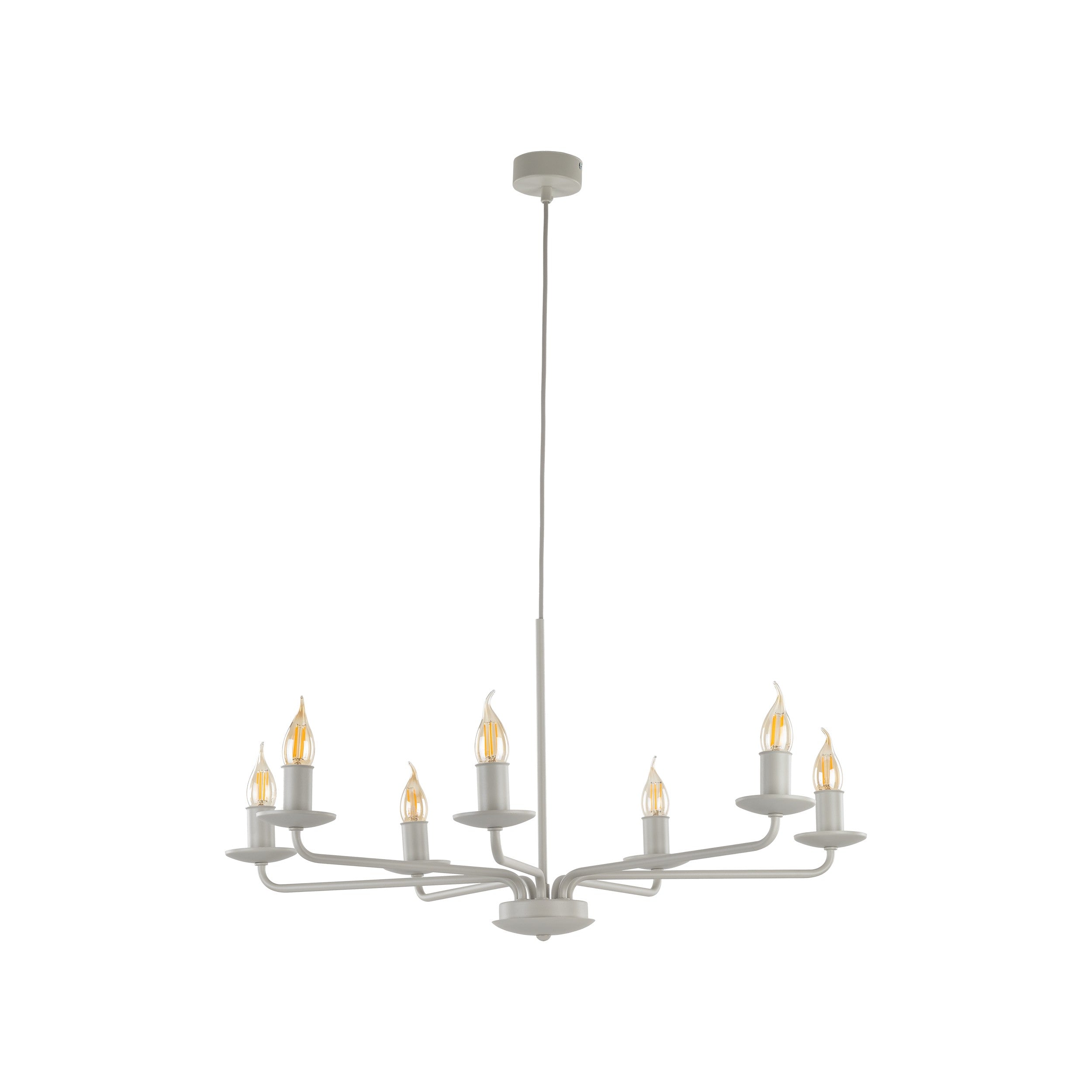 LIMAL Vintage Candle Chandelier Pendant Light for Dining Room, Living Room & Entryway