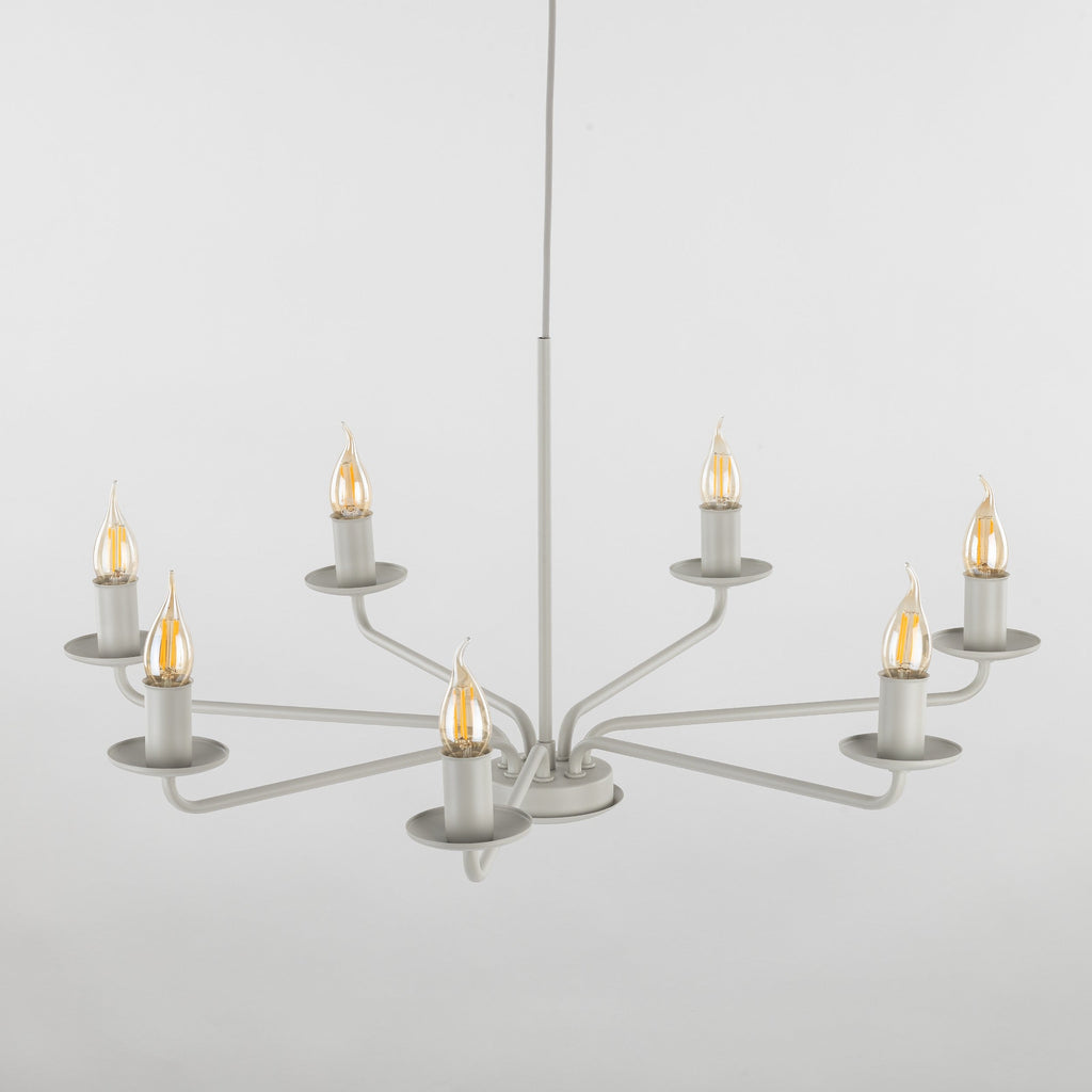 LIMAL Vintage Candle Chandelier Pendant Light for Dining Room, Living Room & Entryway