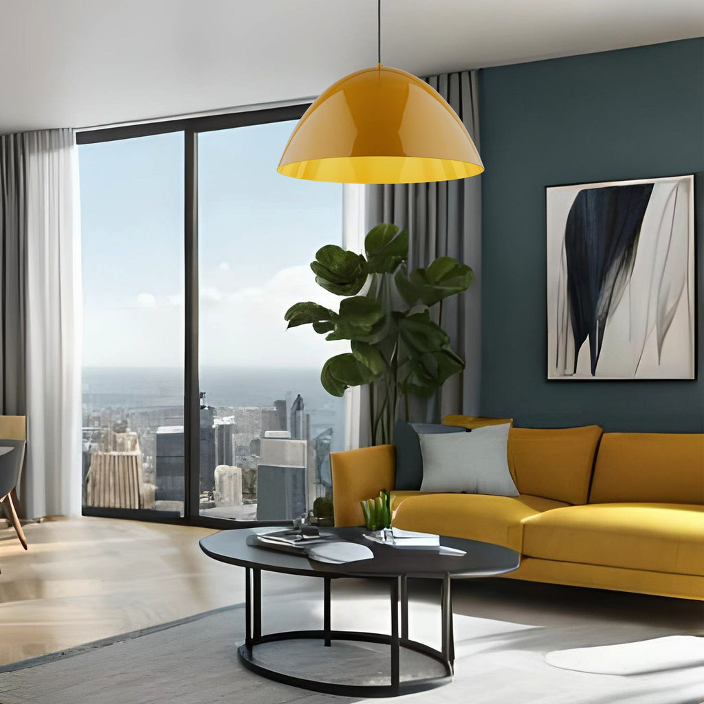 FARO Large Dome Pendant Light for Kitchen Island & Dining Table
