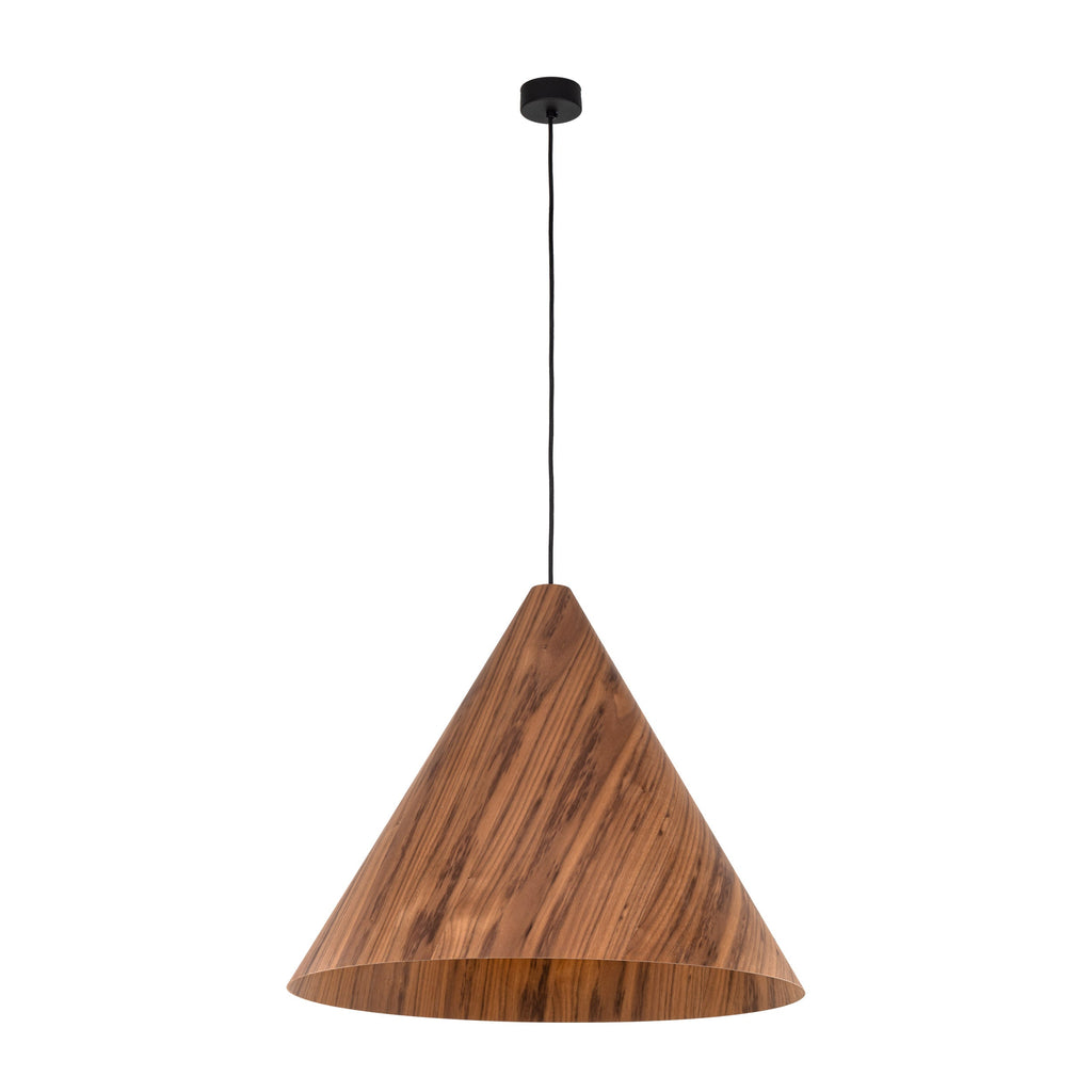 SOLIS Large Scandinavian Wood Pendant Light – Statement Cone Design (Limited Edition)