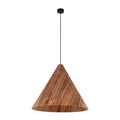 SOLIS Large Scandinavian Wood Pendant Light – Statement Cone Design (Limited Edition)