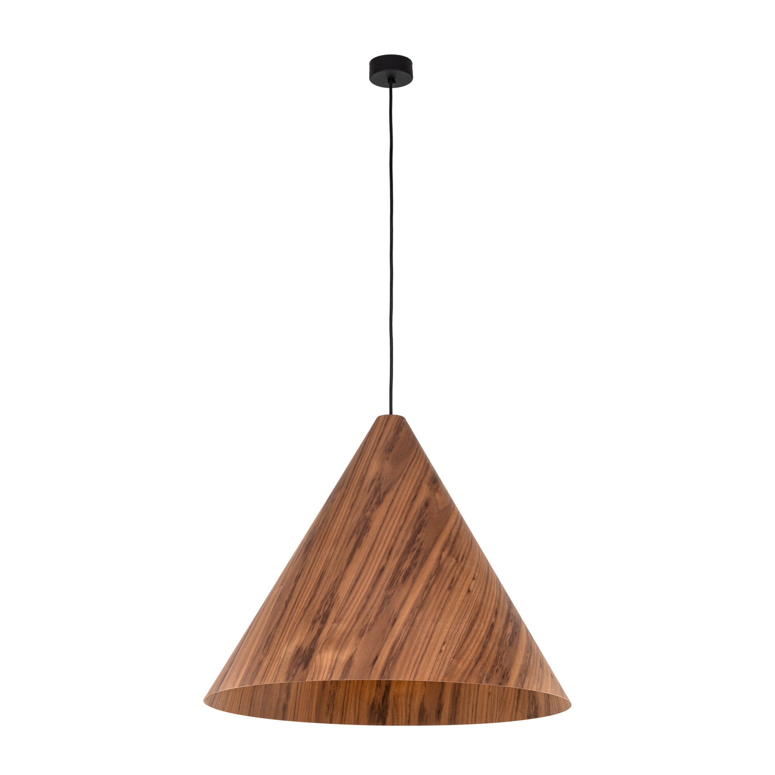 SOLIS Large Scandinavian Wood Pendant Light – Statement Cone Design (Limited Edition)