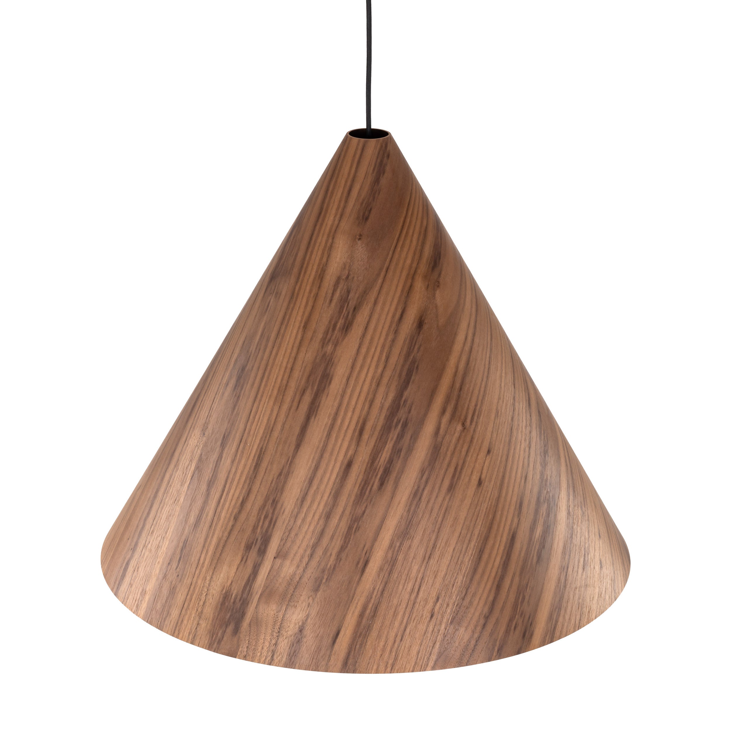 SOLIS Large Scandinavian Wood Pendant Light – Statement Cone Design (Limited Edition)
