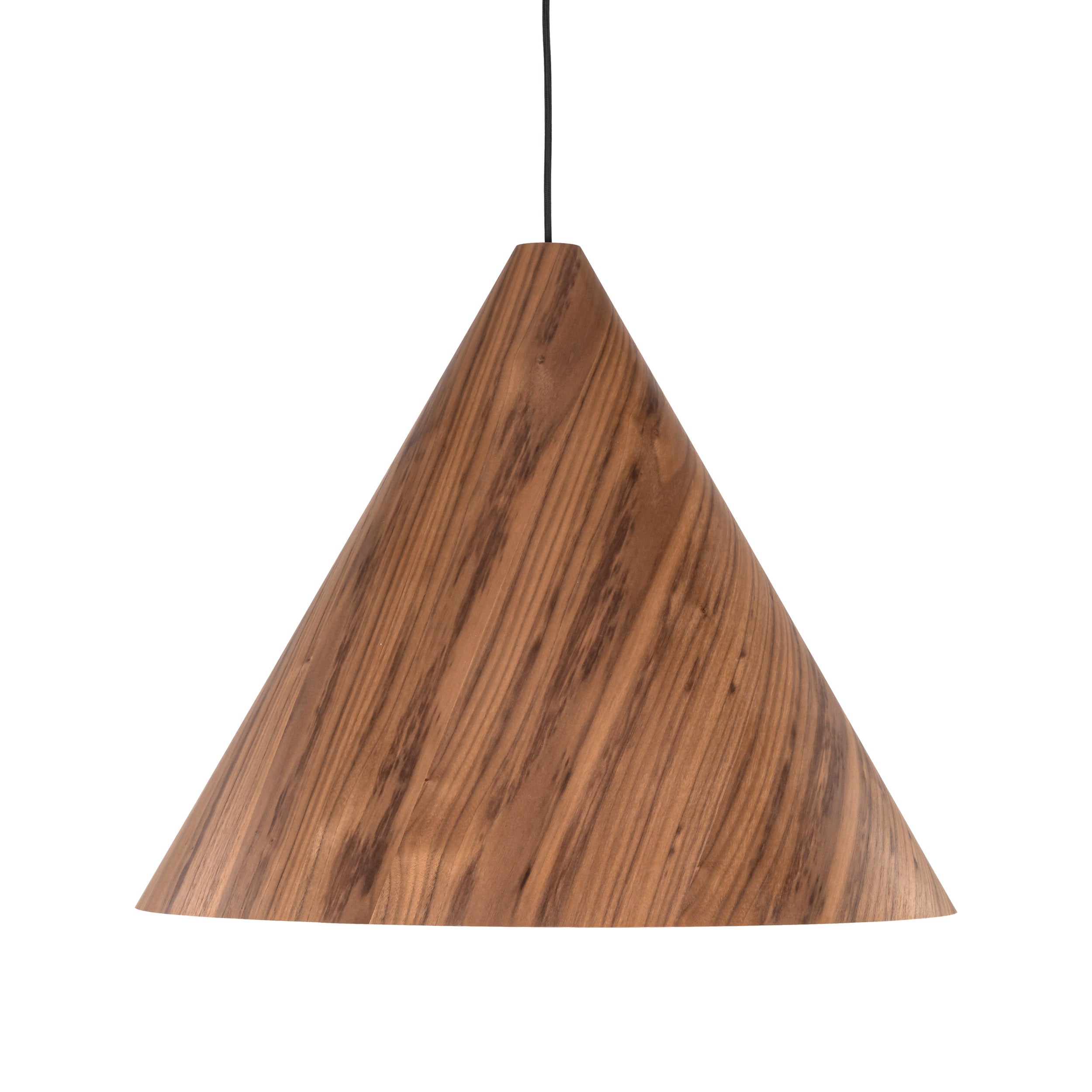 SOLIS Large Scandinavian Wood Pendant Light – Statement Cone Design (Limited Edition)