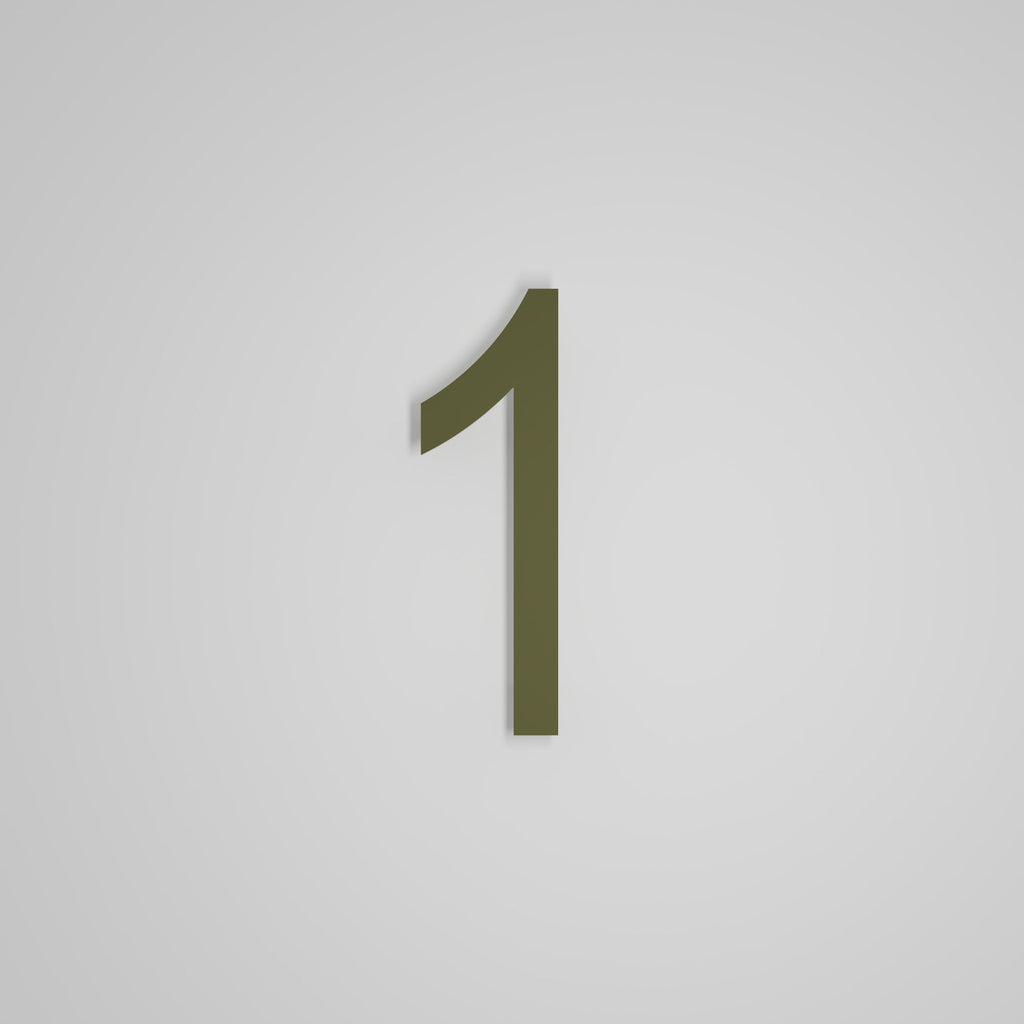 Chiffres flottants d'adresse civique de 10 pouces [1711]