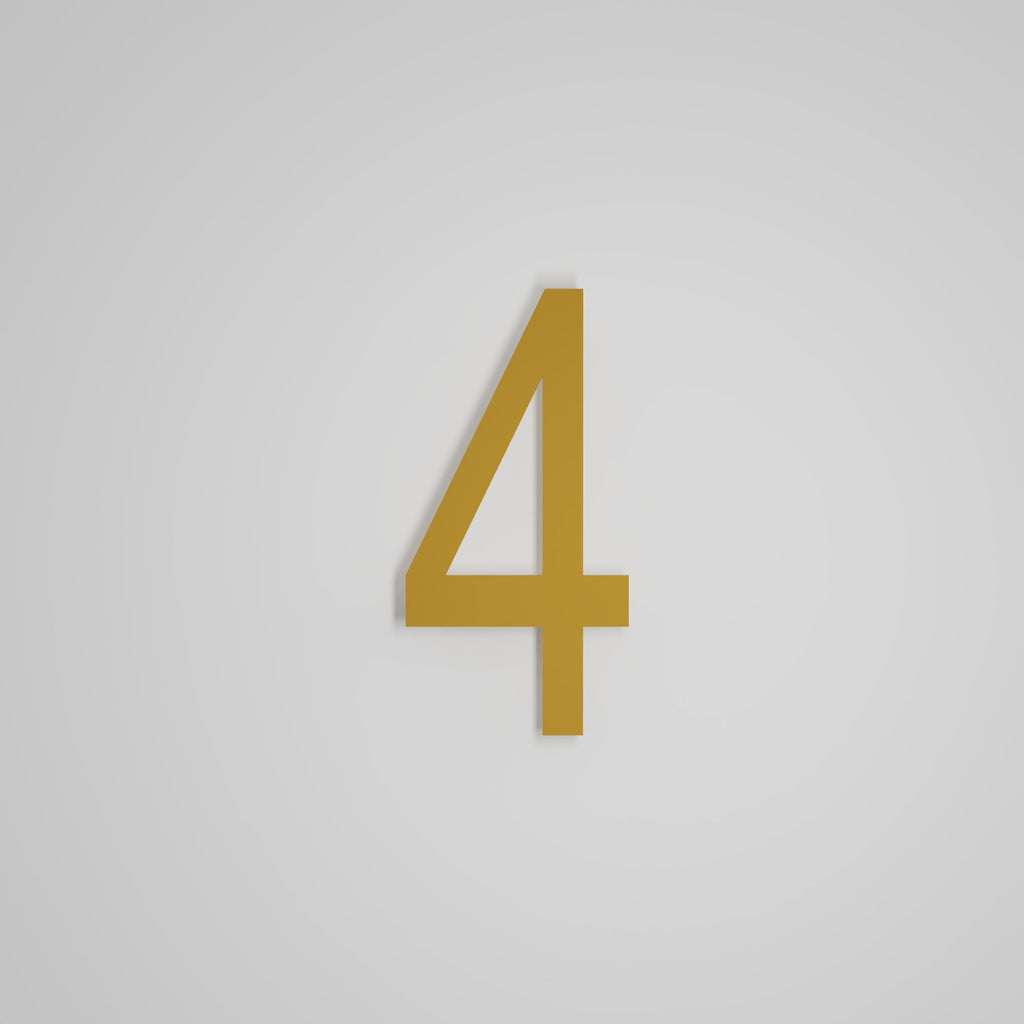 Chiffres flottants d'adresse civique de 10 pouces [1711]