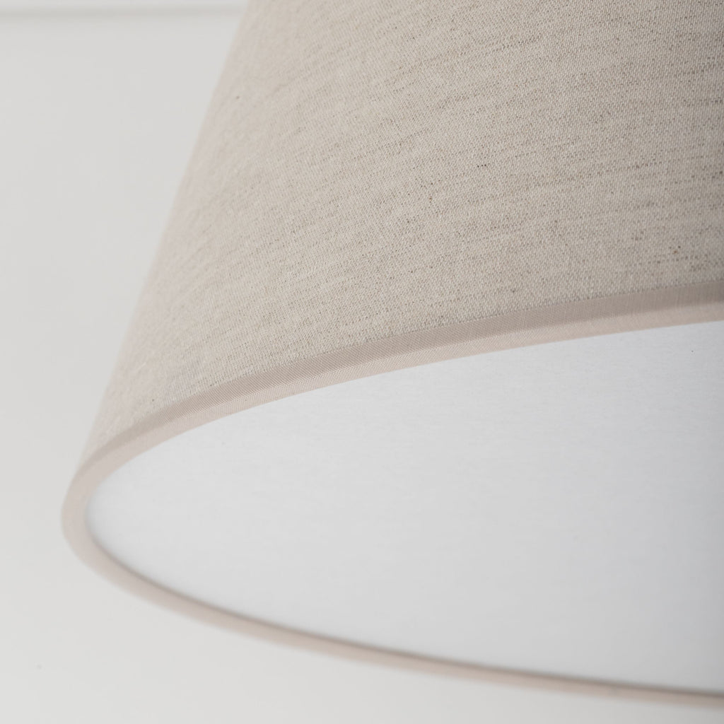 FORMO Linen Flush Mount Ceiling Light for Bedroom, Hallway & Living Room