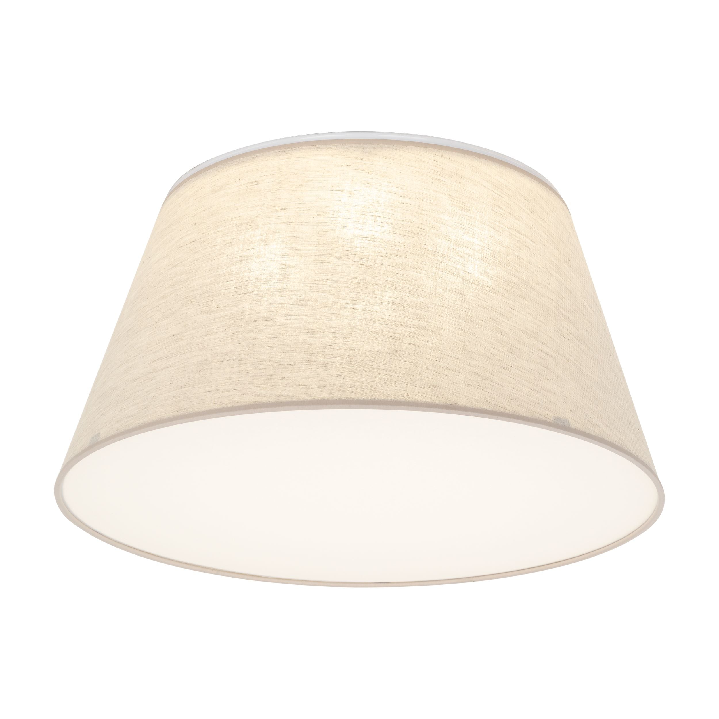 FORMO Linen Flush Mount Ceiling Light for Bedroom, Hallway & Living Room