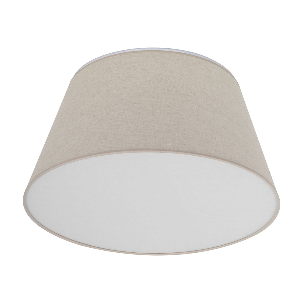 FORMO Linen Flush Mount Ceiling Light for Bedroom, Hallway & Living Room