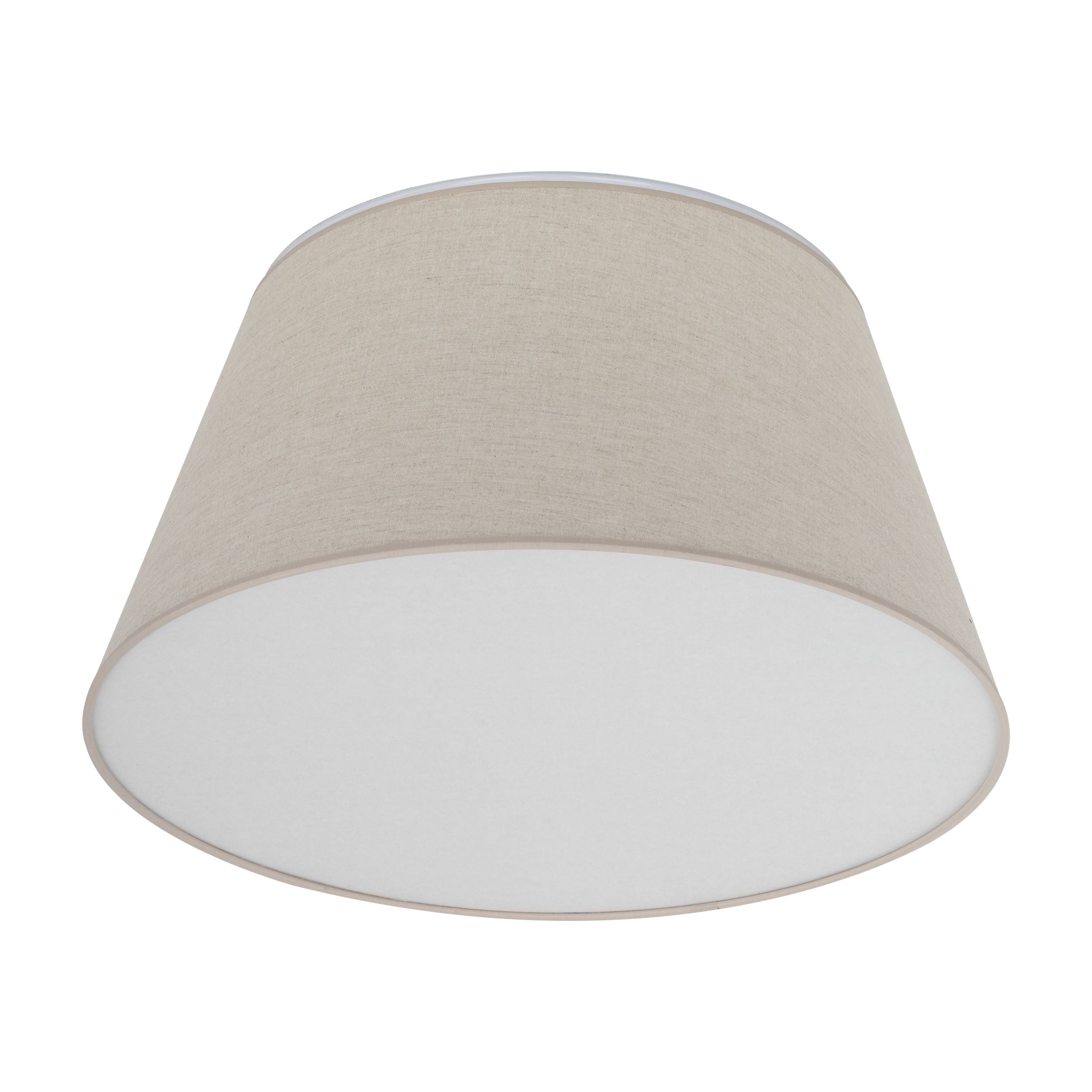 FORMO Linen Flush Mount Ceiling Light for Bedroom, Hallway & Living Room
