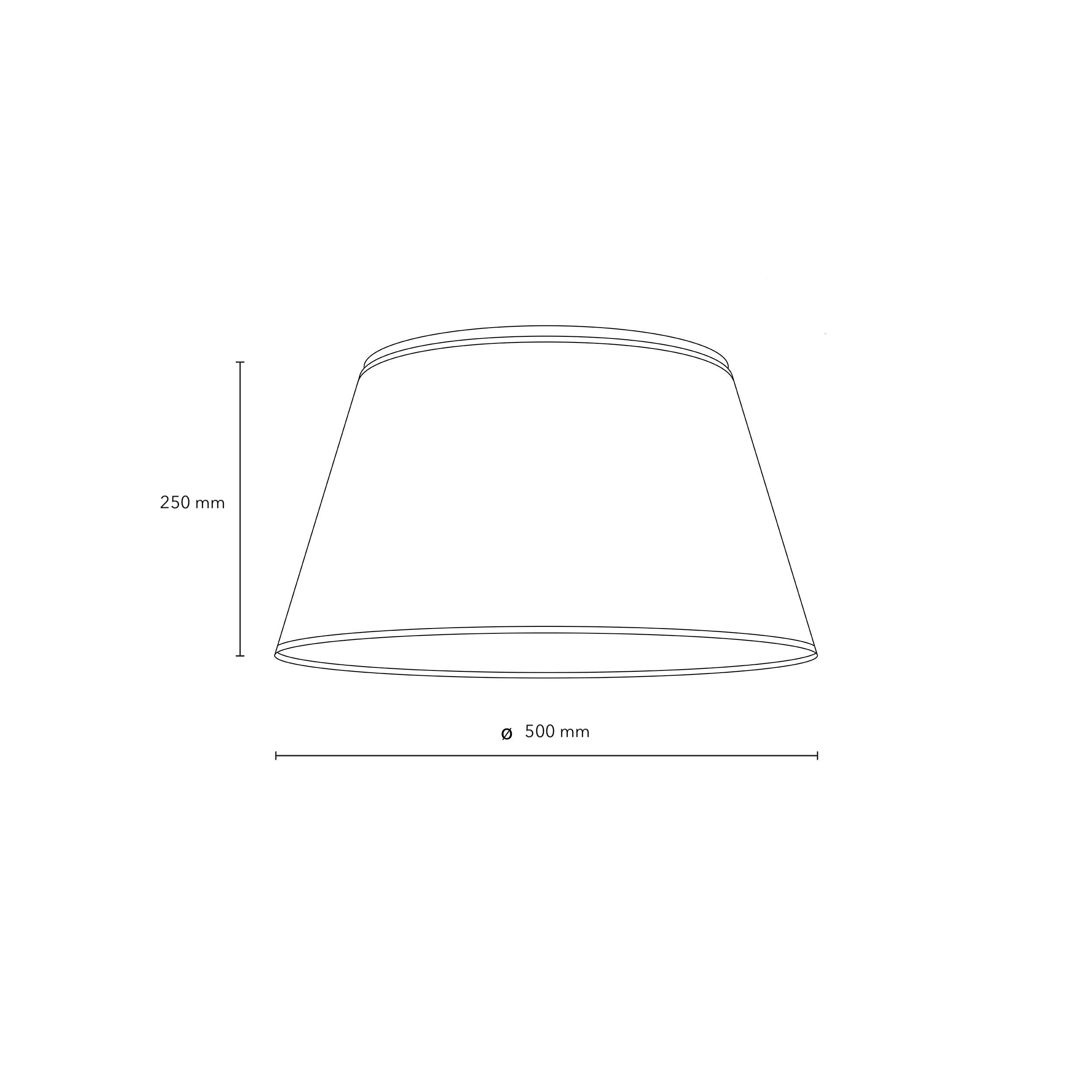 FORMO Linen Flush Mount Ceiling Light for Bedroom, Hallway & Living Room
