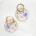 Boucles d'oreilles Maïa - anneau et rond (xl 25mm)