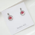 Boucles d'oreilles Erable - ronds