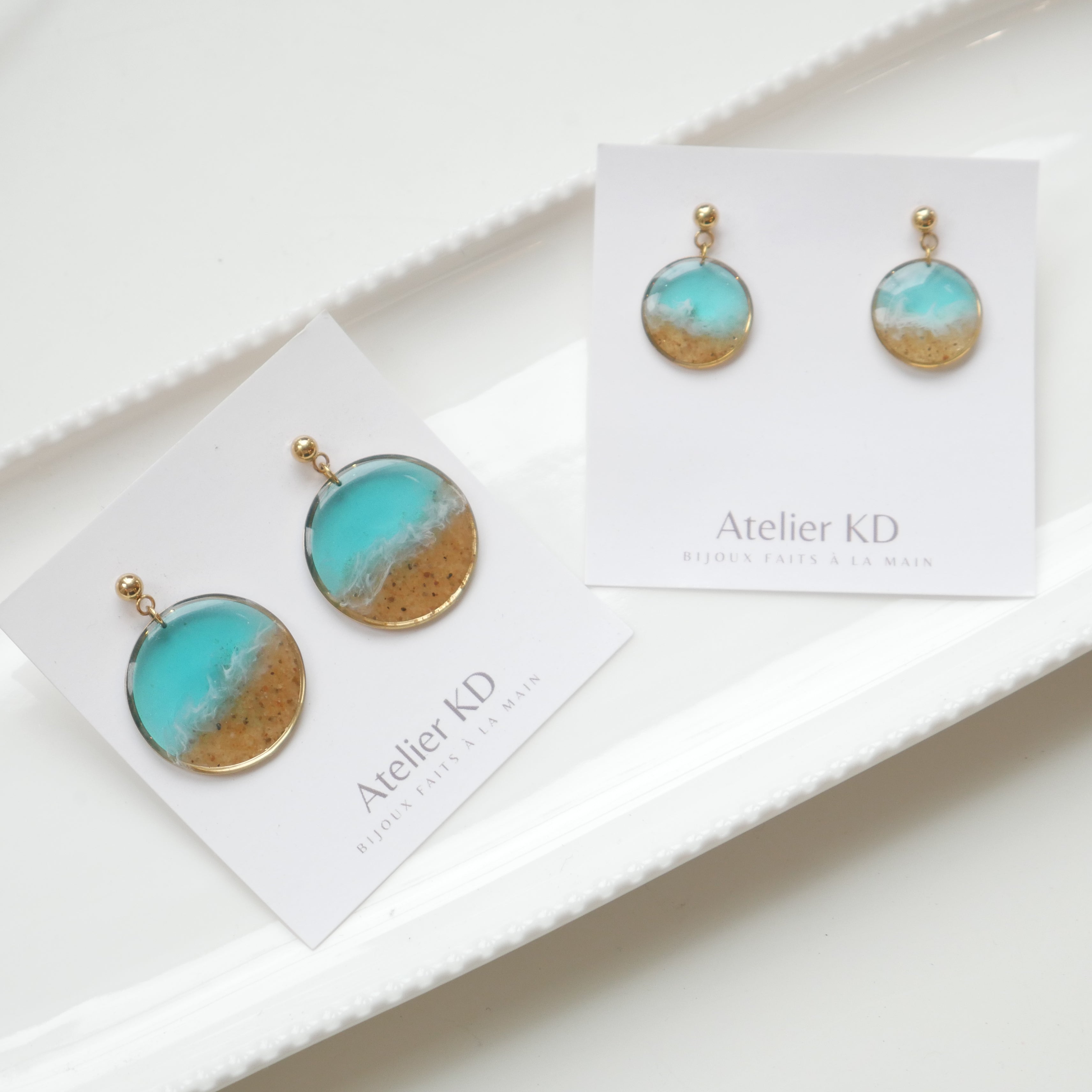 Boucles d'oreilles Tulum - rond