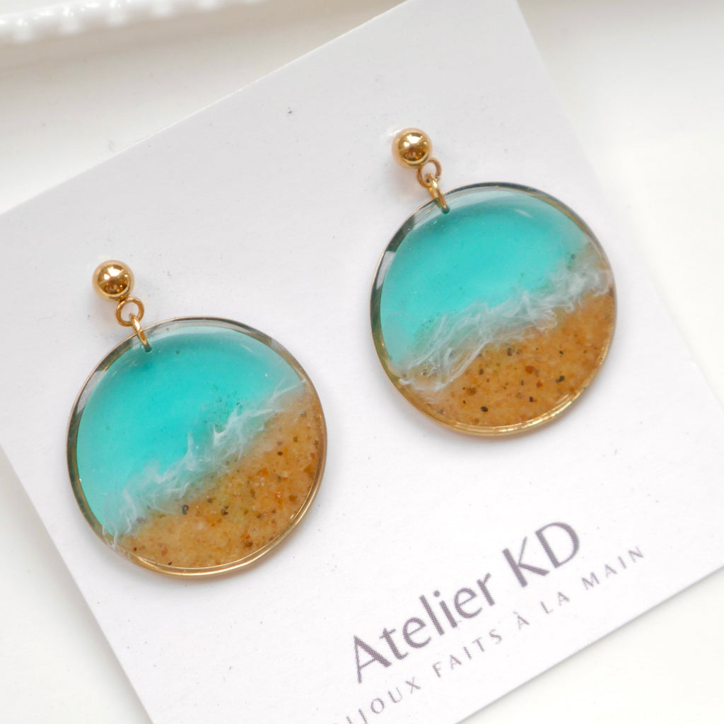 Boucles d'oreilles Tulum - rond