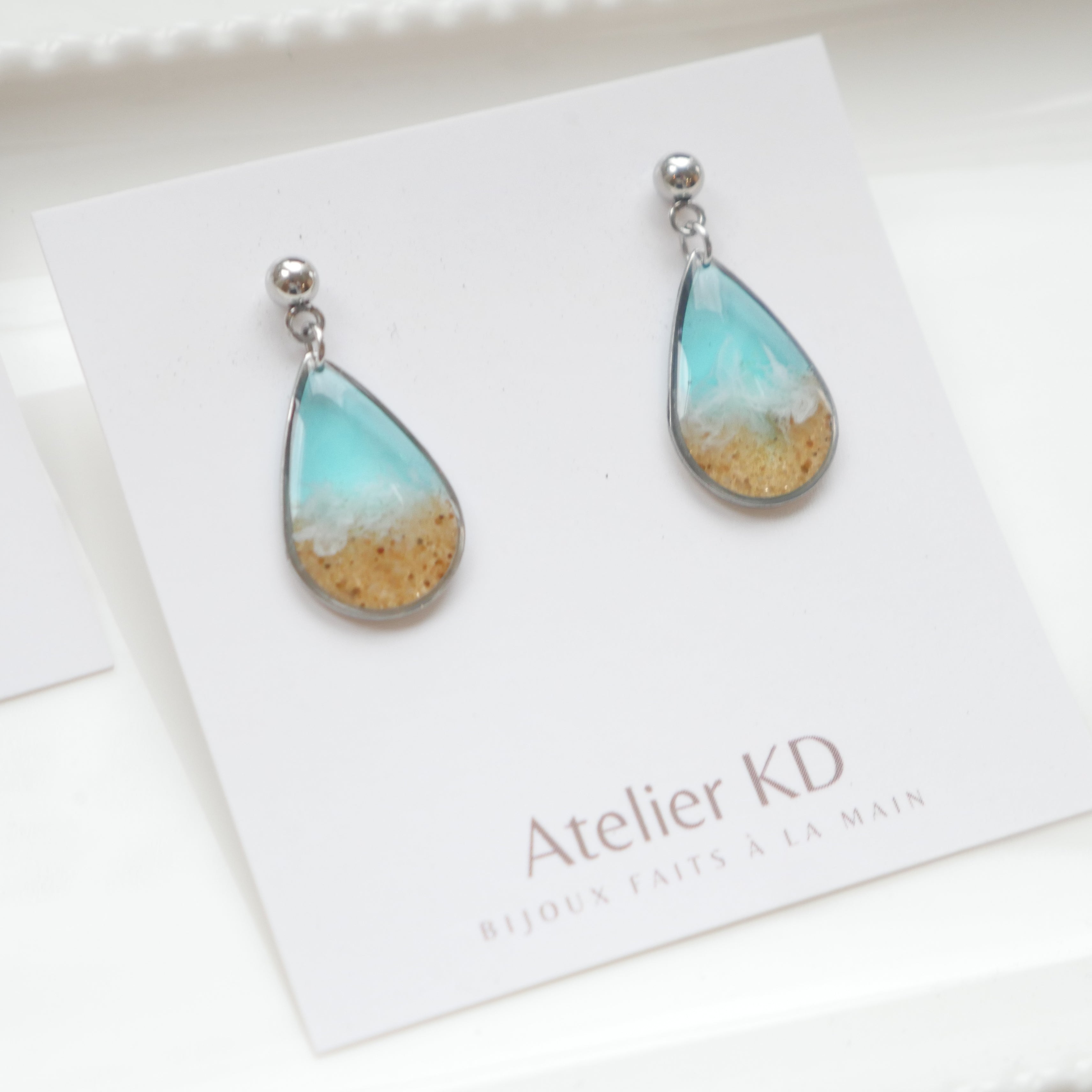 Boucles d'oreilles Tulum- goutte