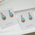 Boucles d'oreilles Tulum- goutte