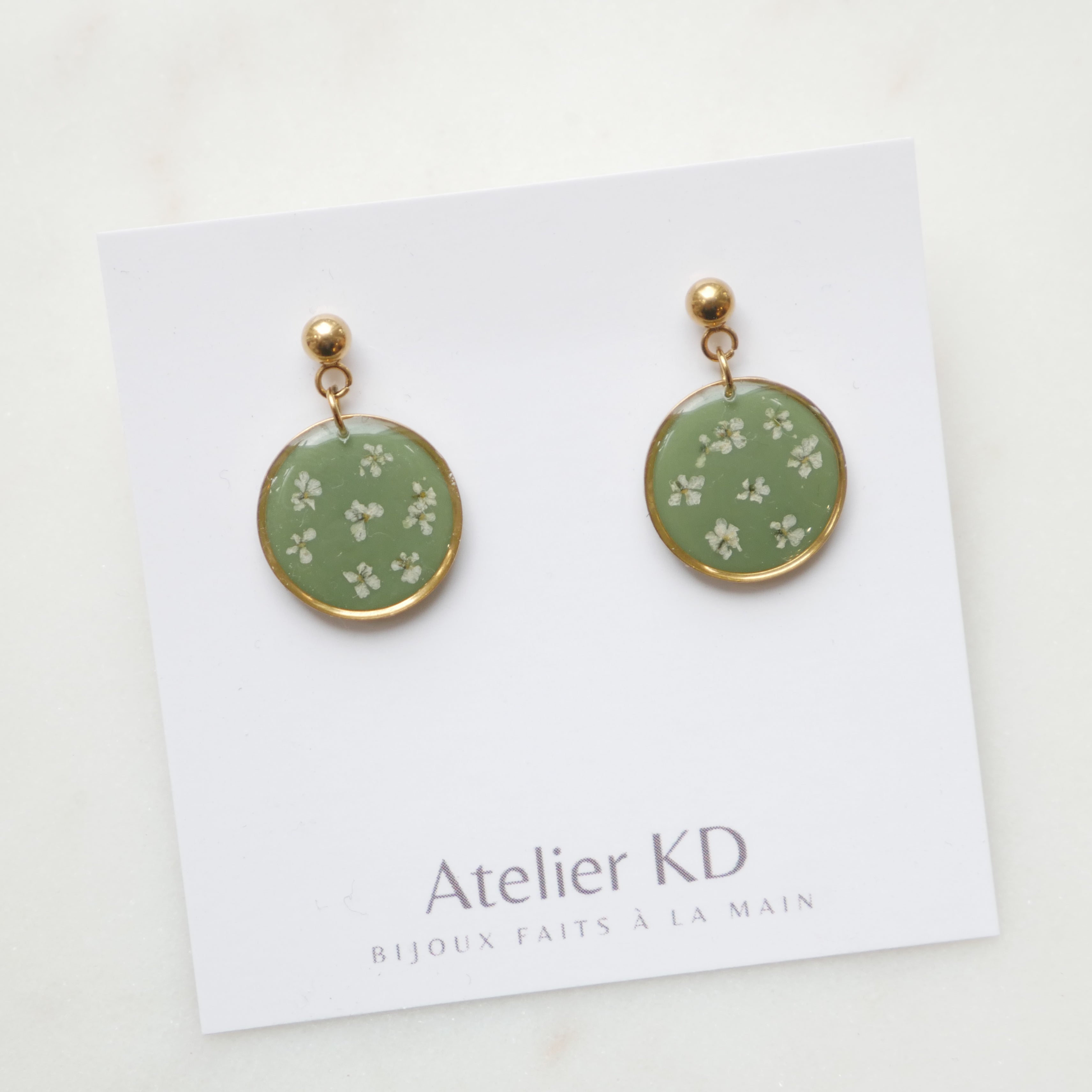 Boucles d'oreilles Dona - rond 16mm - Édition spéciale automne 2025