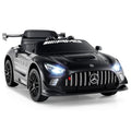 12V Kids Ride-On Car Mercedes-AMG GT3 Licensed with Adjustable Speed-Black