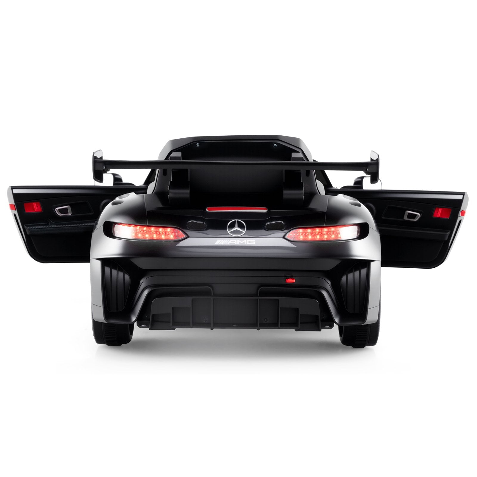 12V Kids Ride-On Car Mercedes-AMG GT3 Licensed with Adjustable Speed-Black