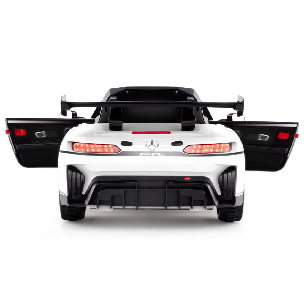 12V Kids Ride-On Car Mercedes-AMG GT3 Licensed with Adjustable Speed-Black