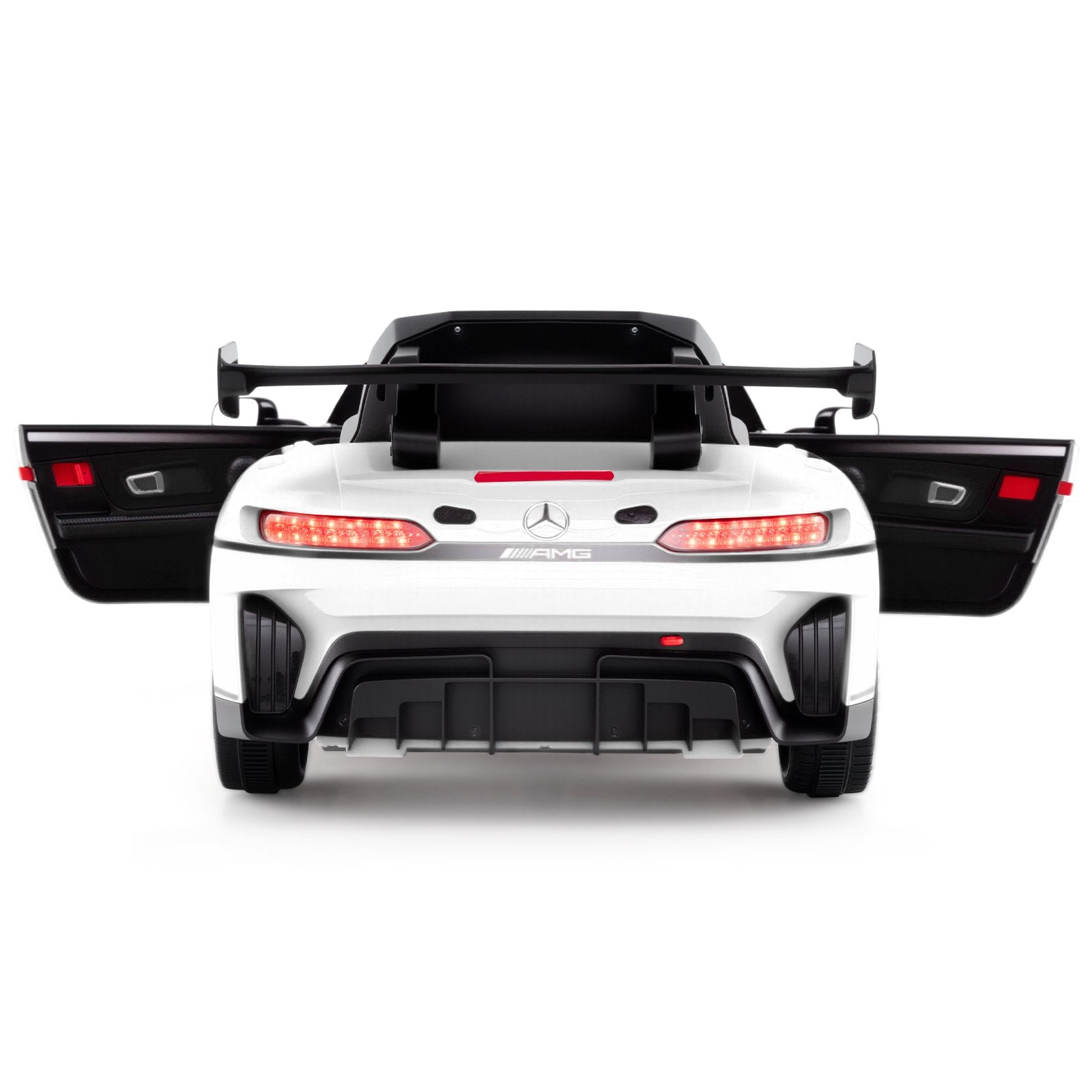 12V Kids Ride-On Car Mercedes-AMG GT3 Licensed with Adjustable Speed-Black