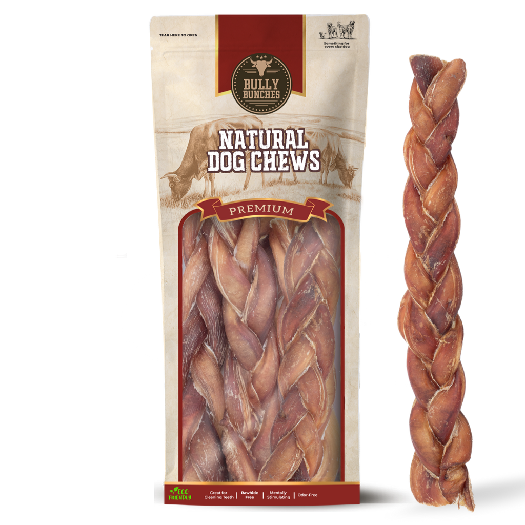 12 Inch Jumbo Braided Bully Stick