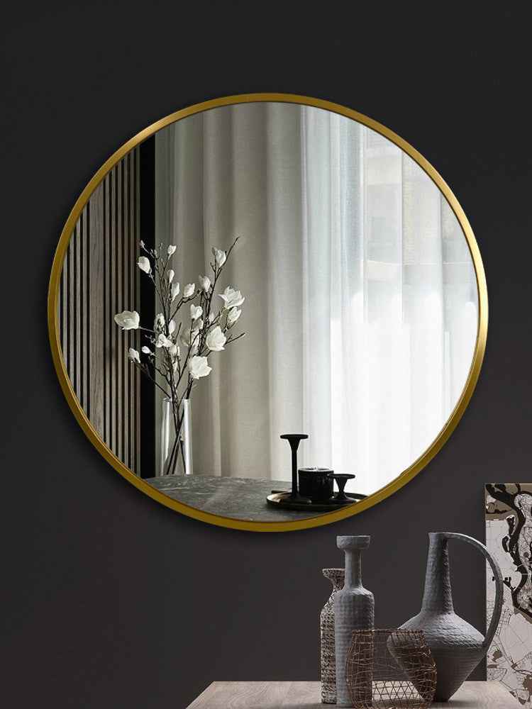 Aluminum Alloy Bathroom Mirror Toilet Vanity Mirror
