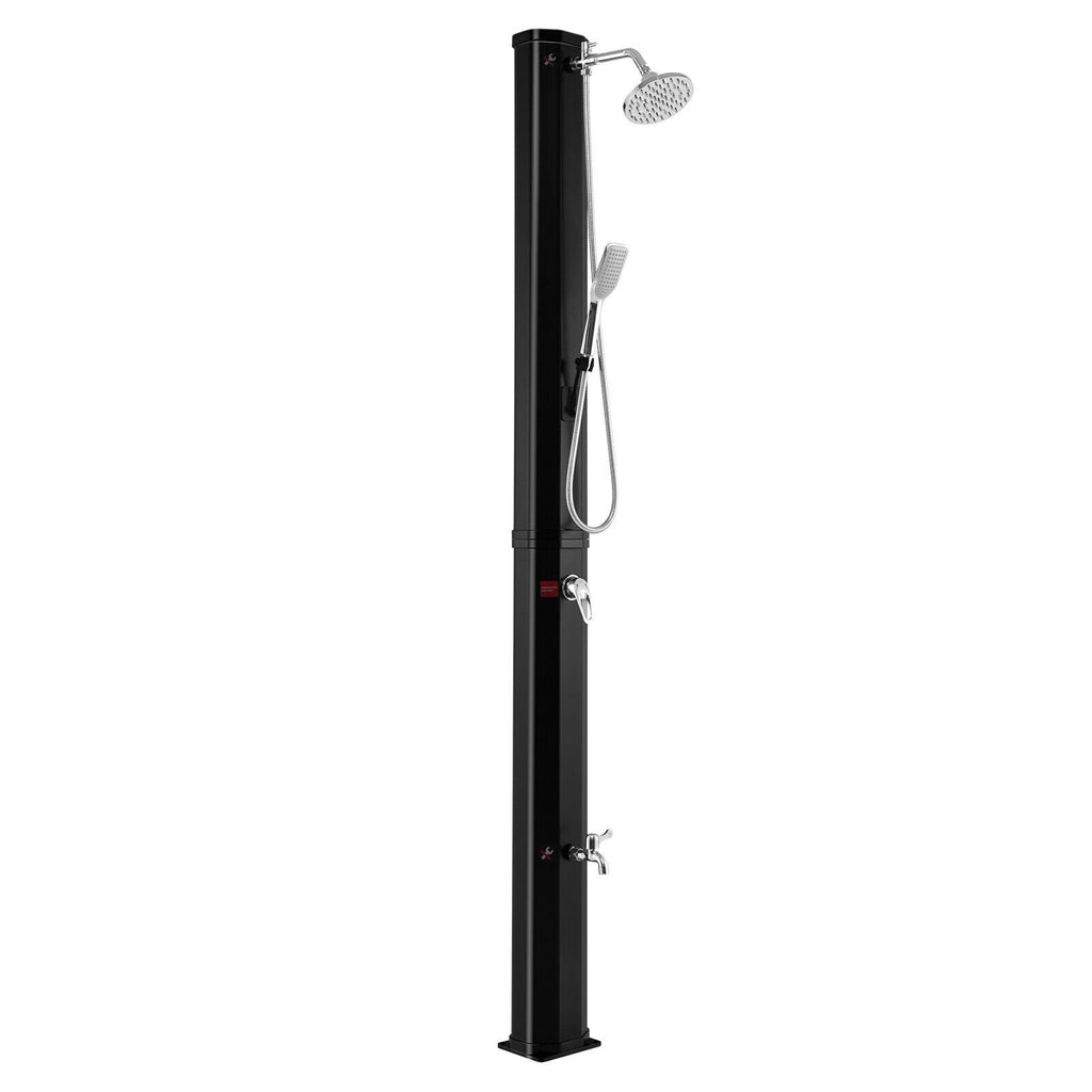 7.2 Feet 9.3 Gallon Solar Heated Shower with Hand and Foot Tap