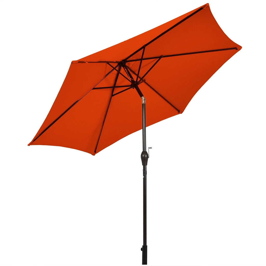 10 Feet Outdoor Patio Umbrella with Tilt Adjustment and Crank-Beige