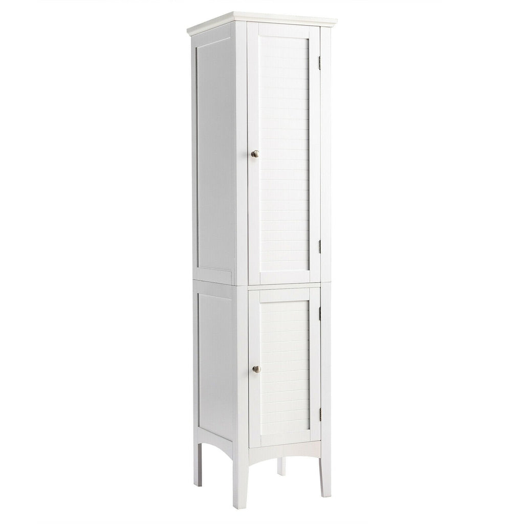 Freestanding Bathroom Storage Cabinet for Kitchen and Living Room-Black