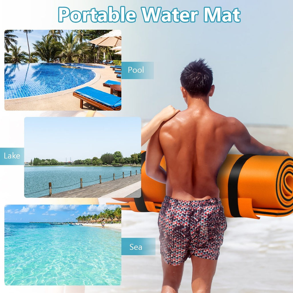 3-Layer Relaxing Tear-proof Water Mat-Blue