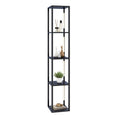 64 Inches Floor Lamp with 3-Level Dimmable LED Bulbs and Rotatable LED Poles-Black