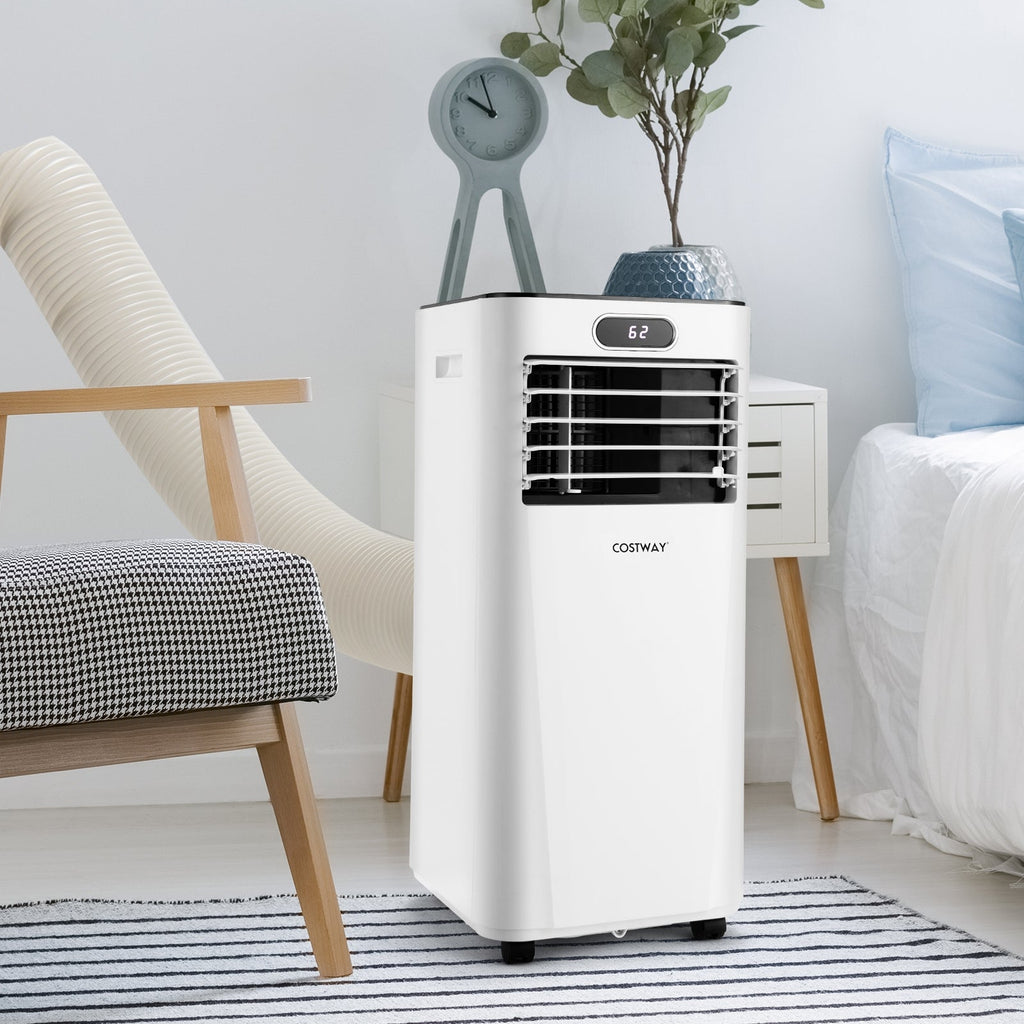 8000BTU 3-in-1 Portable Air Conditioner with Remote Control-Dark Blue