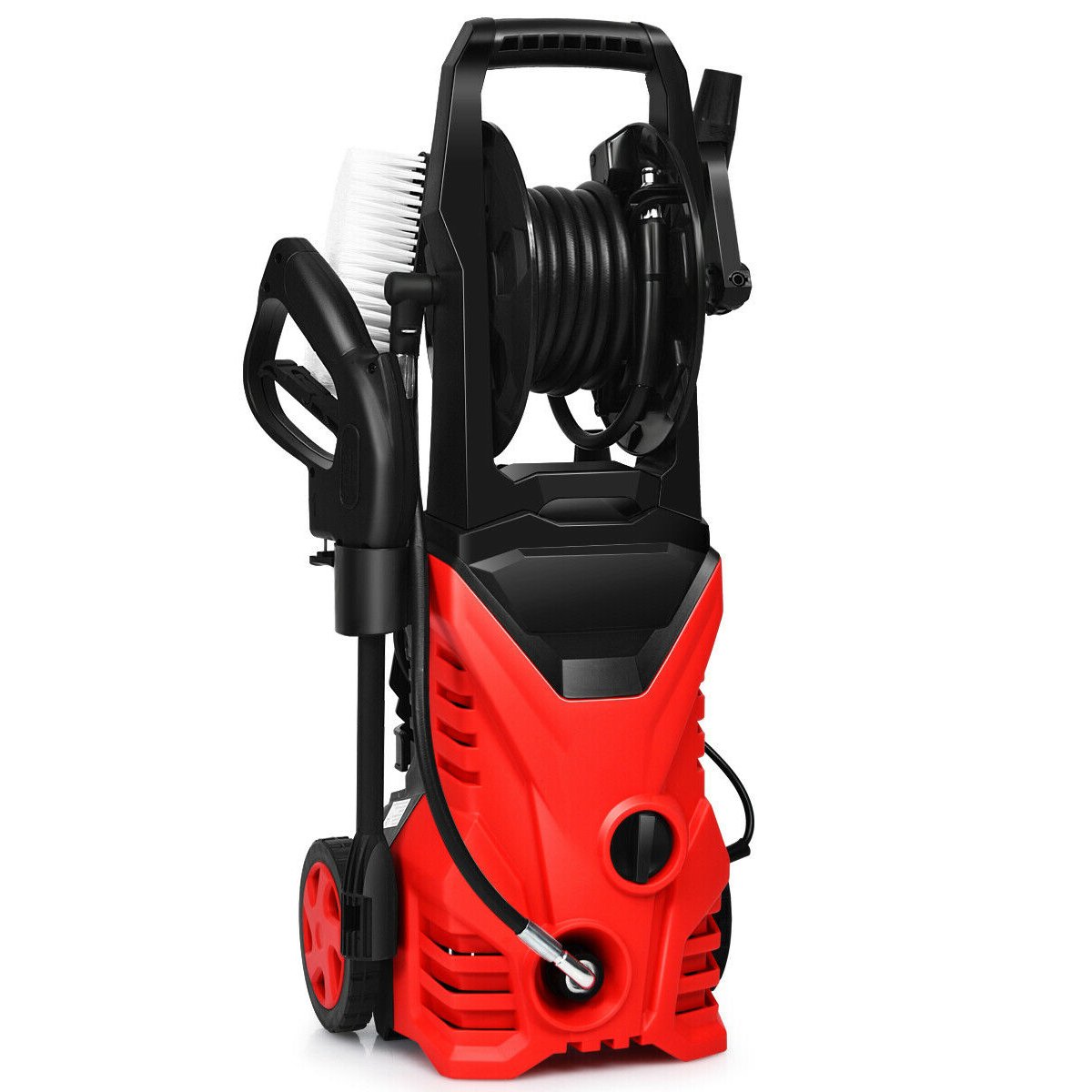 1800W 2030PSI Electric Pressure Washer Cleaner with Hose Reel-Blue