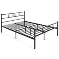 Twin/Full/Queen Size Metal Bed Frame with Headboard and Footboard-Queen Size