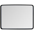 Rectangular Wall Mount Bathroom Mirror with Solid Steel Frame-M
