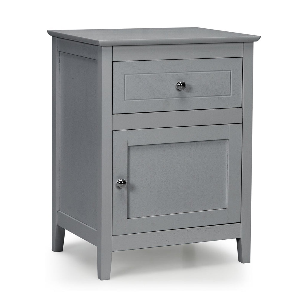 2-Tier Accent Table with Spacious Tabletop-Dark Brown