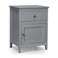 2-Tier Accent Table with Spacious Tabletop-Dark Brown