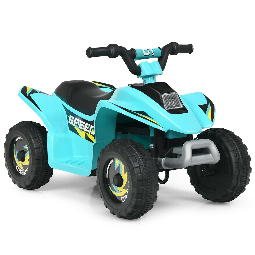 6V Kids Electric ATV 4 Wheels Ride-On Toy-Black